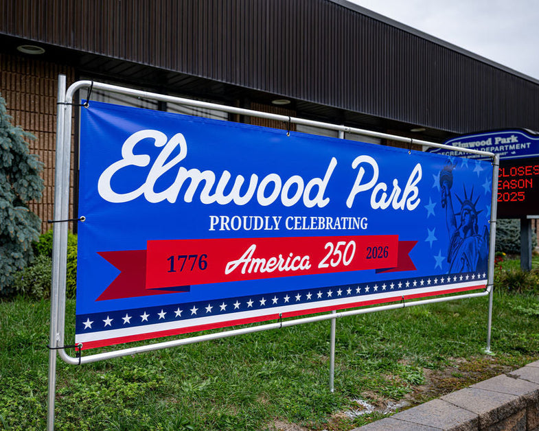 Custom America 250 Vinyl Banner